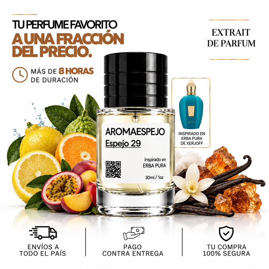 Espejo 29 (Inspirado en Erba Pura de Xerjoff)