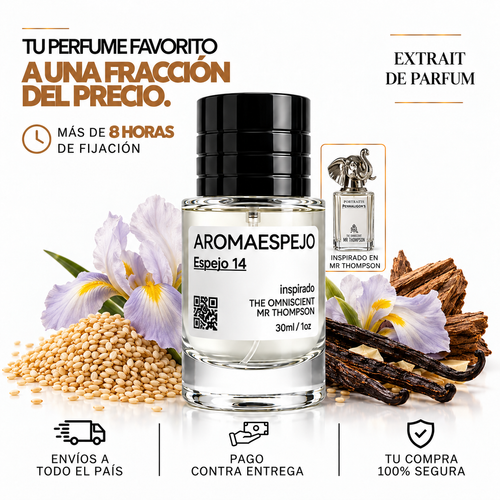 Portada Espejo 14 inspirado en The Omniscient Mr Thompson de Penhaligon's