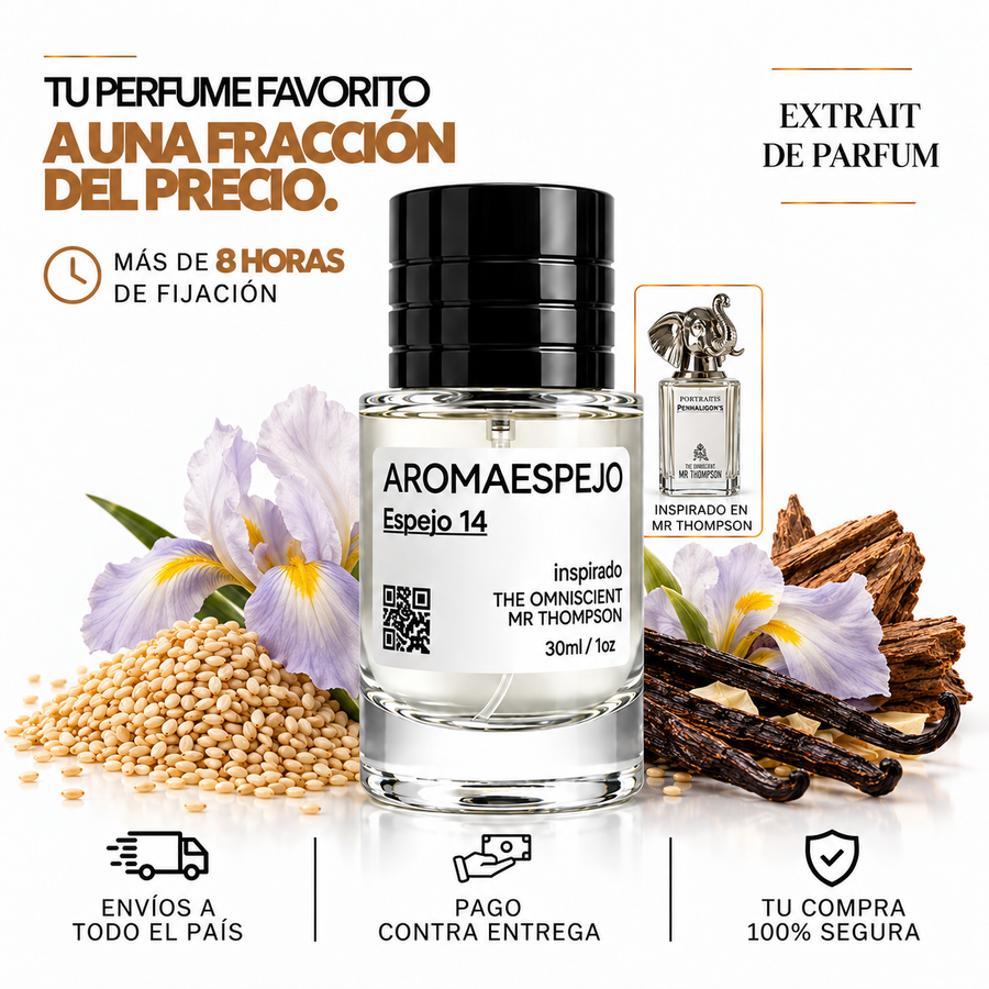 Espejo 14 (Inspirado en The Omniscient Mr Thompson de Penhaligon's)