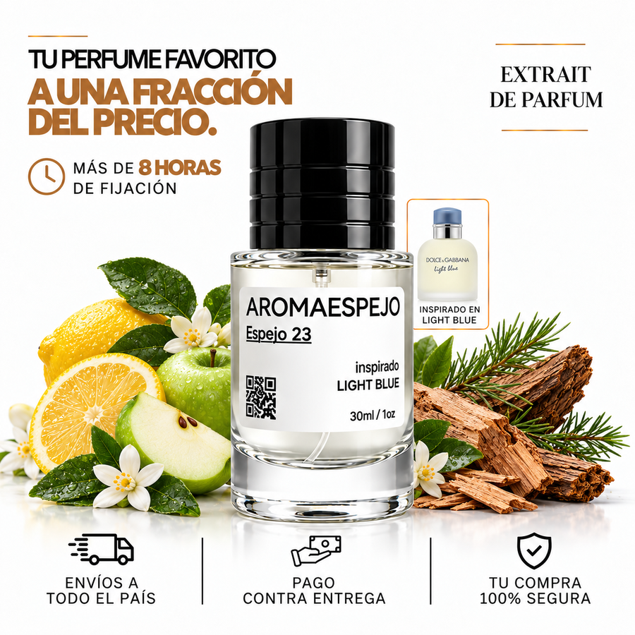 Espejo 23 (Inspirado en Light Blue de Dolce & Gabbana)