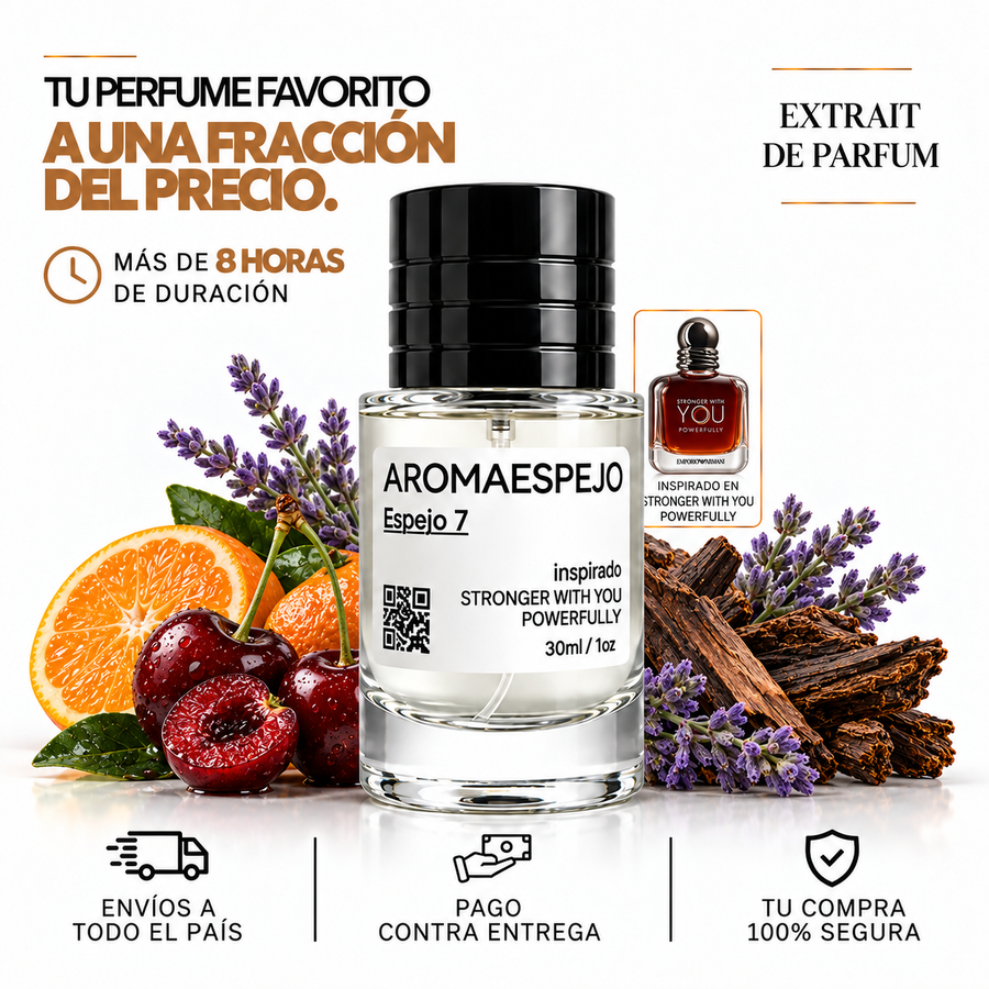 Espejo 7 (Inspirado en Stronger With You Powerfully de Armani)