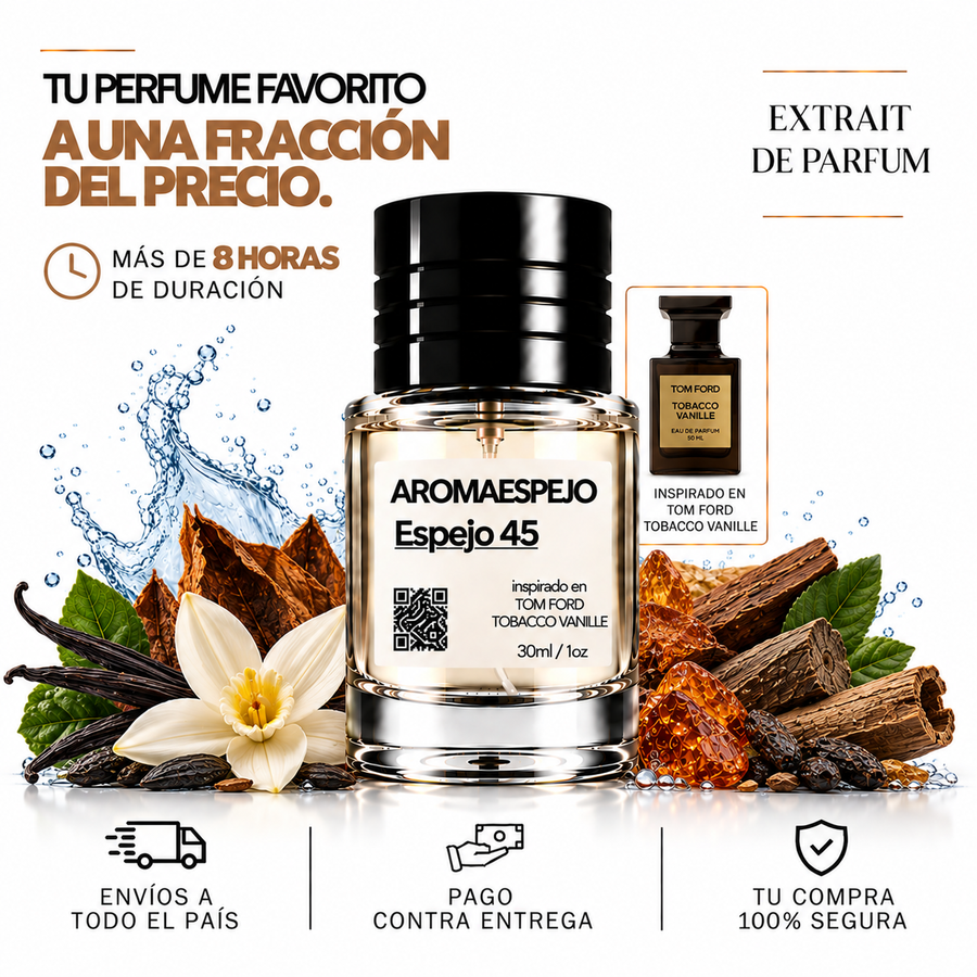 Espejo 45 (Inspirado en Tobacco Vanille de Tom Ford)